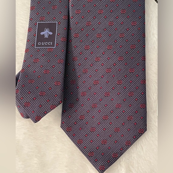 Gucci GG Logo Silk Tie - Picture 2 of 4